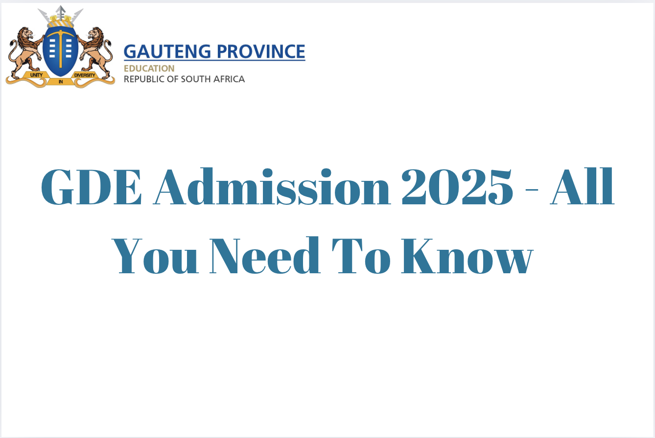 GDE Admission 2025 – All You Need To Know