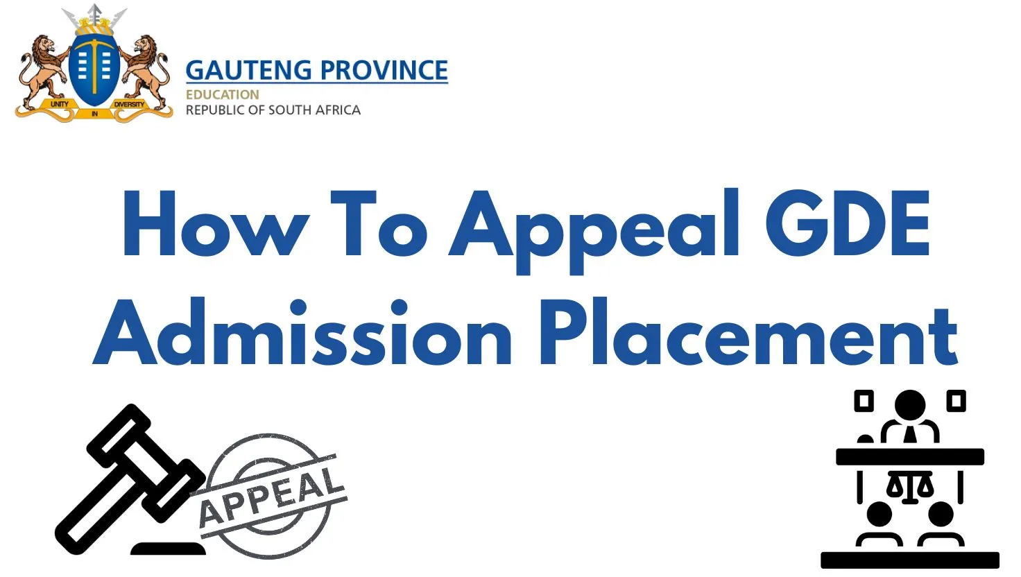 How To Appeal GDE Admission Placement