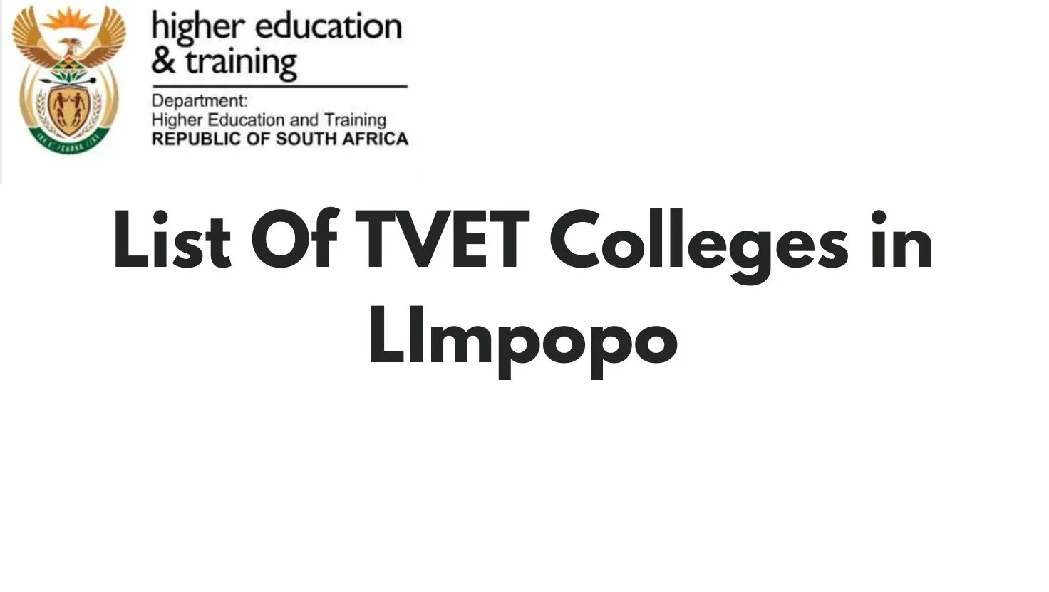 List Of TVET Colleges in Limpopo