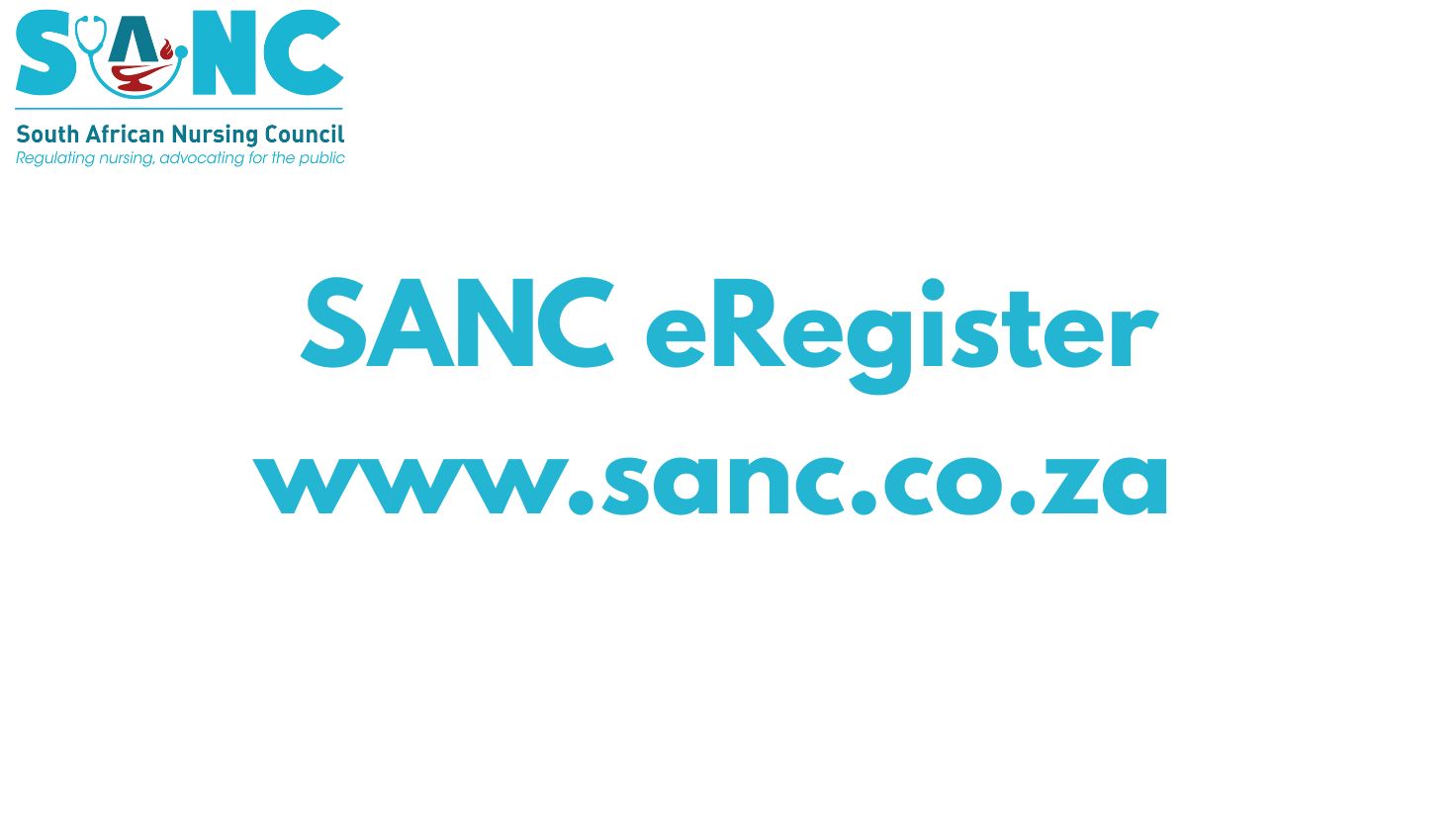 SANC eRegister www.sanc.co.za