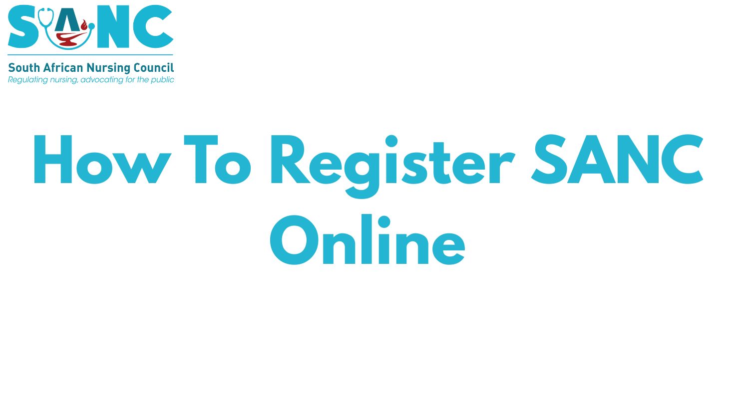 How To Register SANC Online
