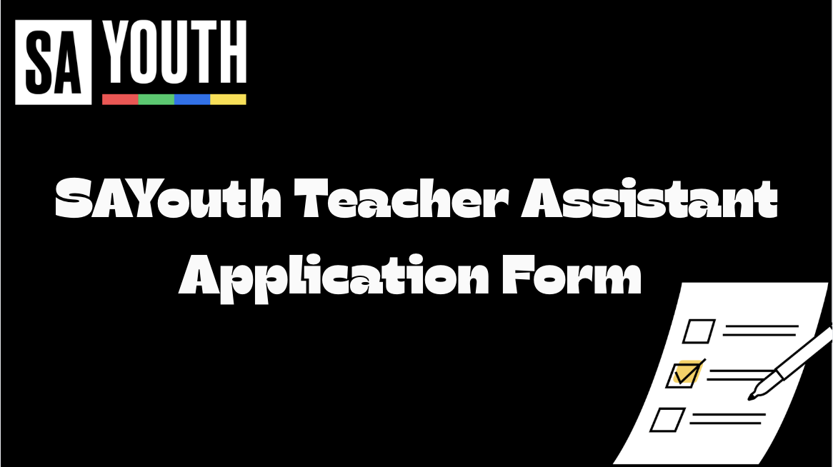 SAYouth Teacher Assistant Application Form 2025